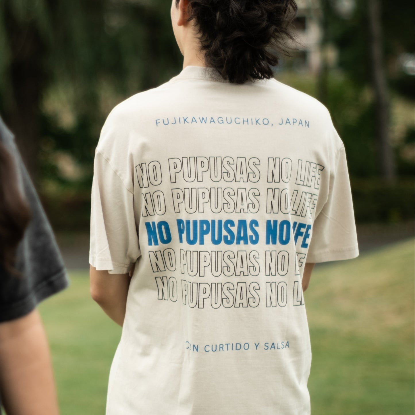 No Pupusa No Life Oversized Cotton T-Shirt – Round Neck