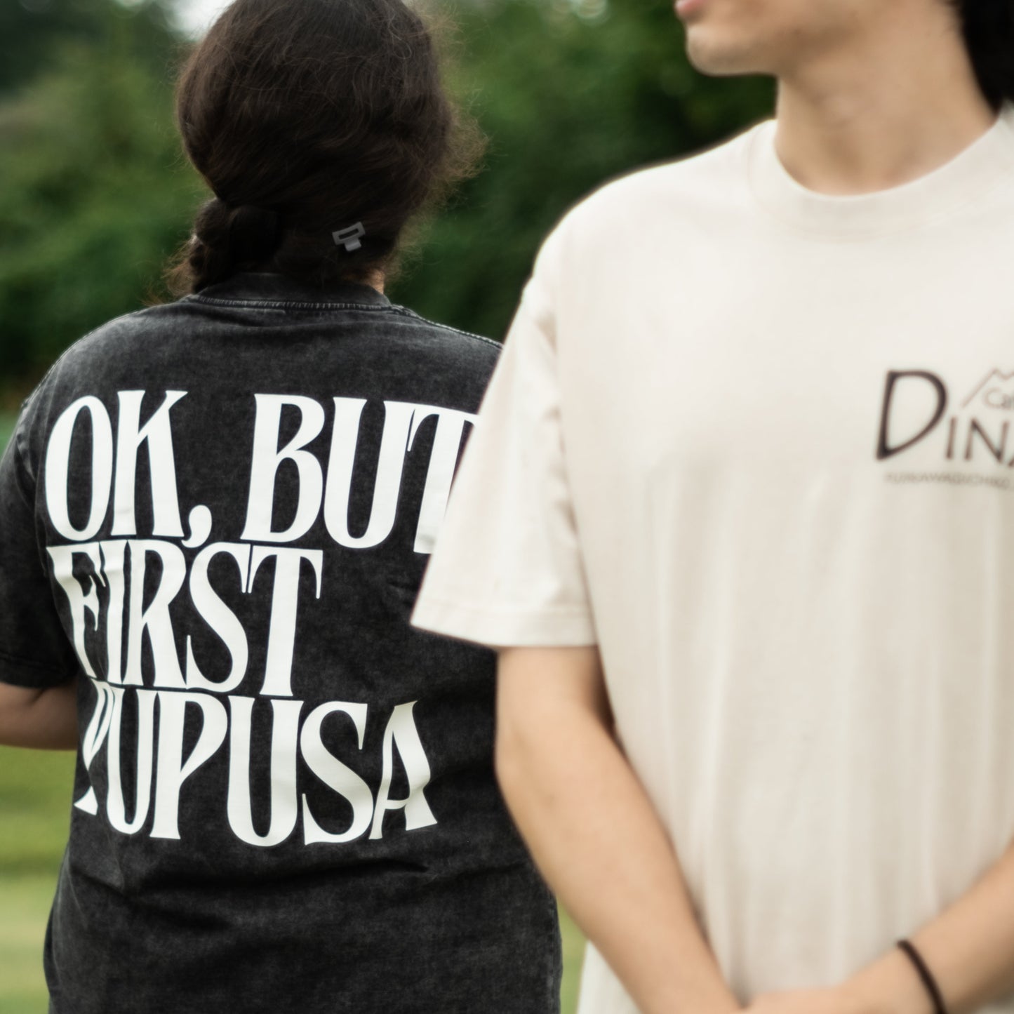 First Pupusa Oversized Cotton T-Shirt – Round Neck